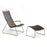 HOUE CLICK Lounge Chair with Footrest - Black 