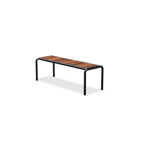 HOUE AVANTI Bench Seat Medium 129x48 cm - Black frame, Thermo Ash