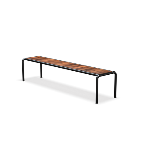 HOUE AVANTI Bench Seat Long - Black frame, Thermo Ash