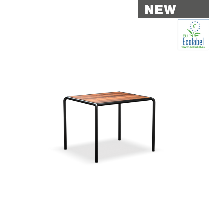 HOUE AVANTI Table 83x96 cm Black frame, Thermo-Ash Top