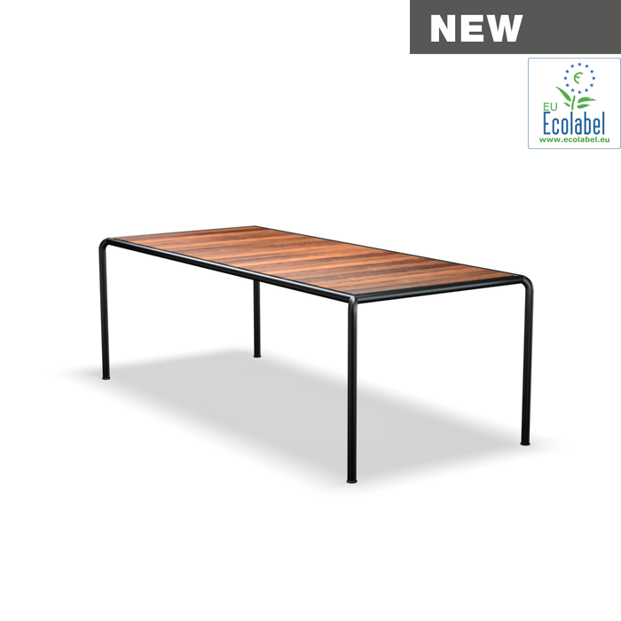 HOUE AVANTI Table 222x96 cm Black frame, Thermo-Ash Top