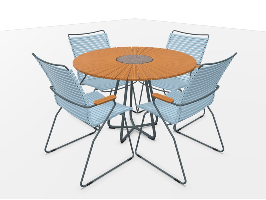 HOUE - CIRCLE 110 Table & CLICK Chair Setting