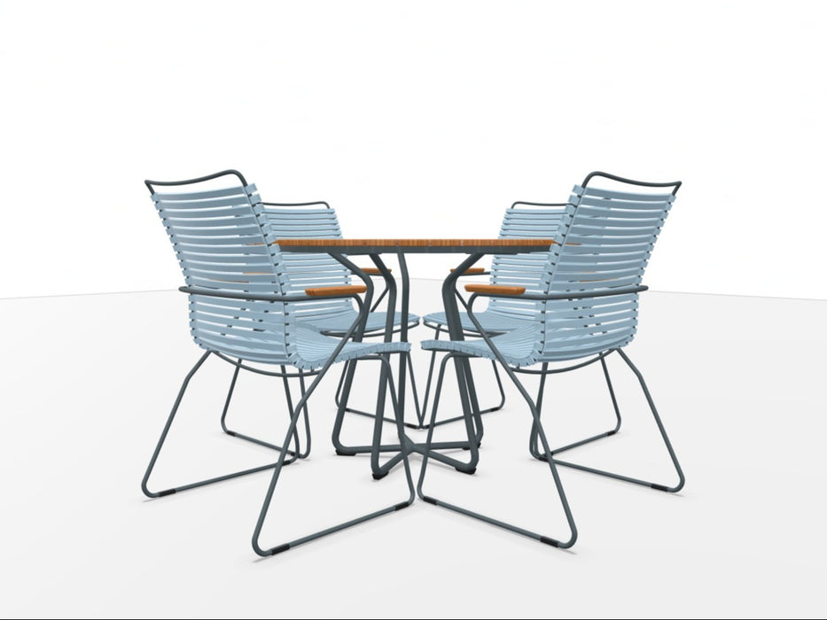 HOUE - CIRCLE 110 Table & CLICK Chair Setting