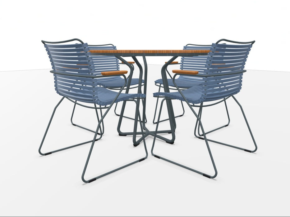 HOUE - CIRCLE 110 Table & CLICK Chair Setting