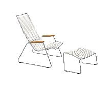 HOUE - CLICK Outdoor Lounge Chair with Footrest