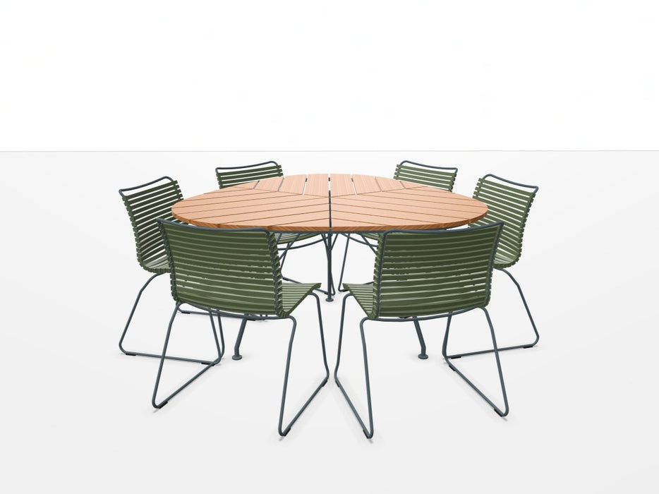 HOUE - LEAF Table & CLICK Chair Setting