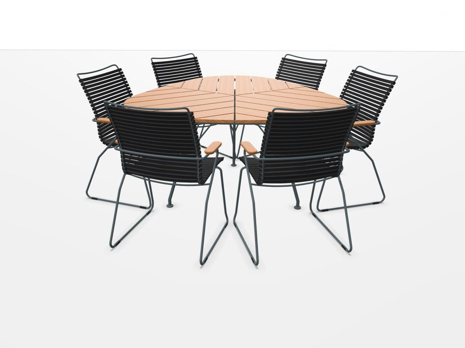 HOUE - LEAF Table & CLICK Chair Setting