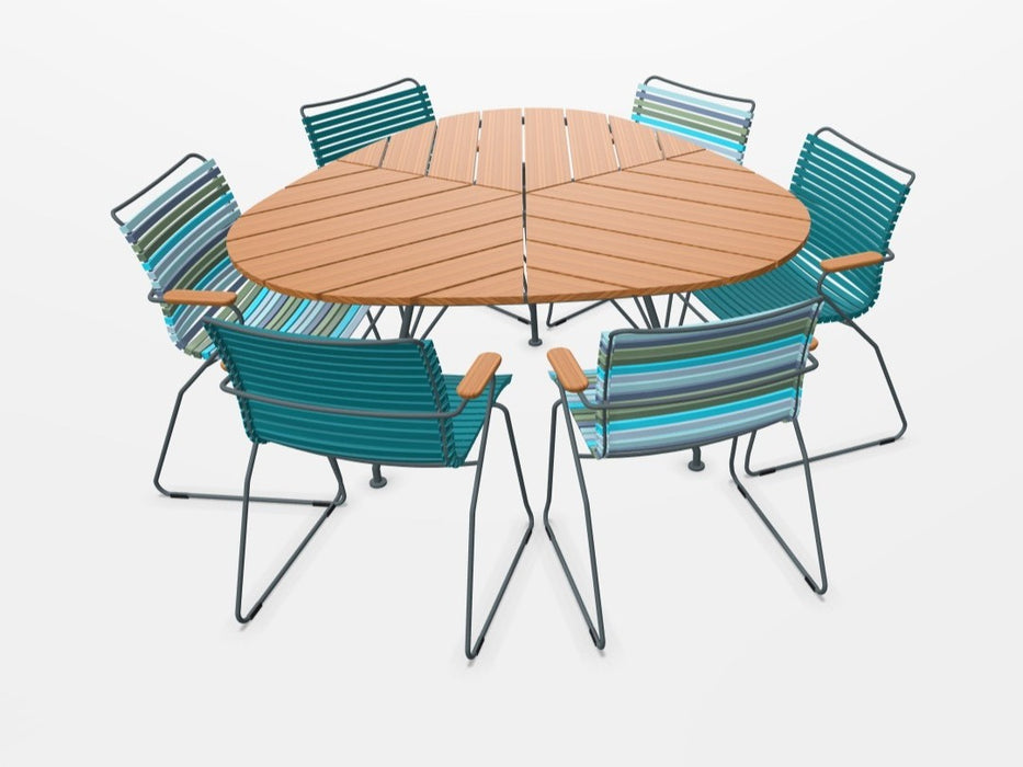 HOUE - LEAF Table & CLICK Chair Setting