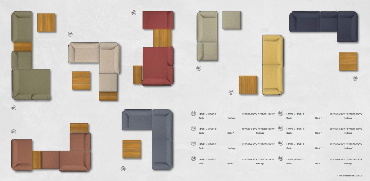 HOUE - LEVEL2 Outdoor Lounge - Left Sofa Module