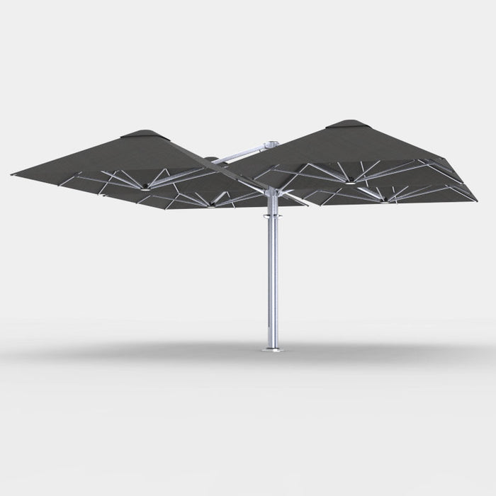 SHADOWSPEC UNITY™ SQUARE QUATTRO 2.5m & 3.0m Multi-Canopy Rotating Cantilever Umbrellas