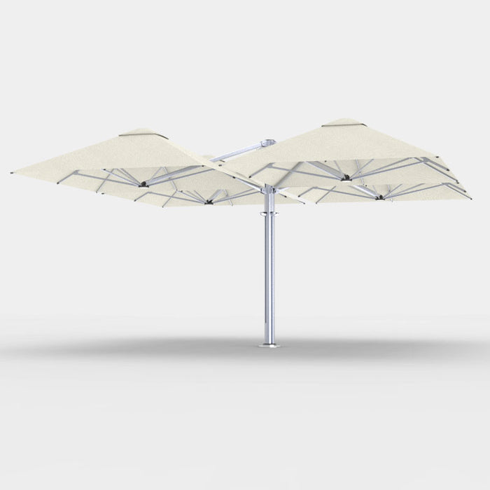 SHADOWSPEC UNITY™ SQUARE QUATTRO 2.5m & 3.0m Multi-Canopy Rotating Cantilever Umbrellas