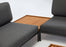 HOUE LEVEL Lounge Bamboo Table with Left and right LEVEL Sofas