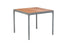 HOUE FOUR Table 90x90 Bamboo Top / Grey Frame