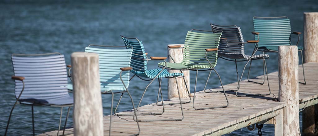 HOUE CLICK Dining Chairs on dock